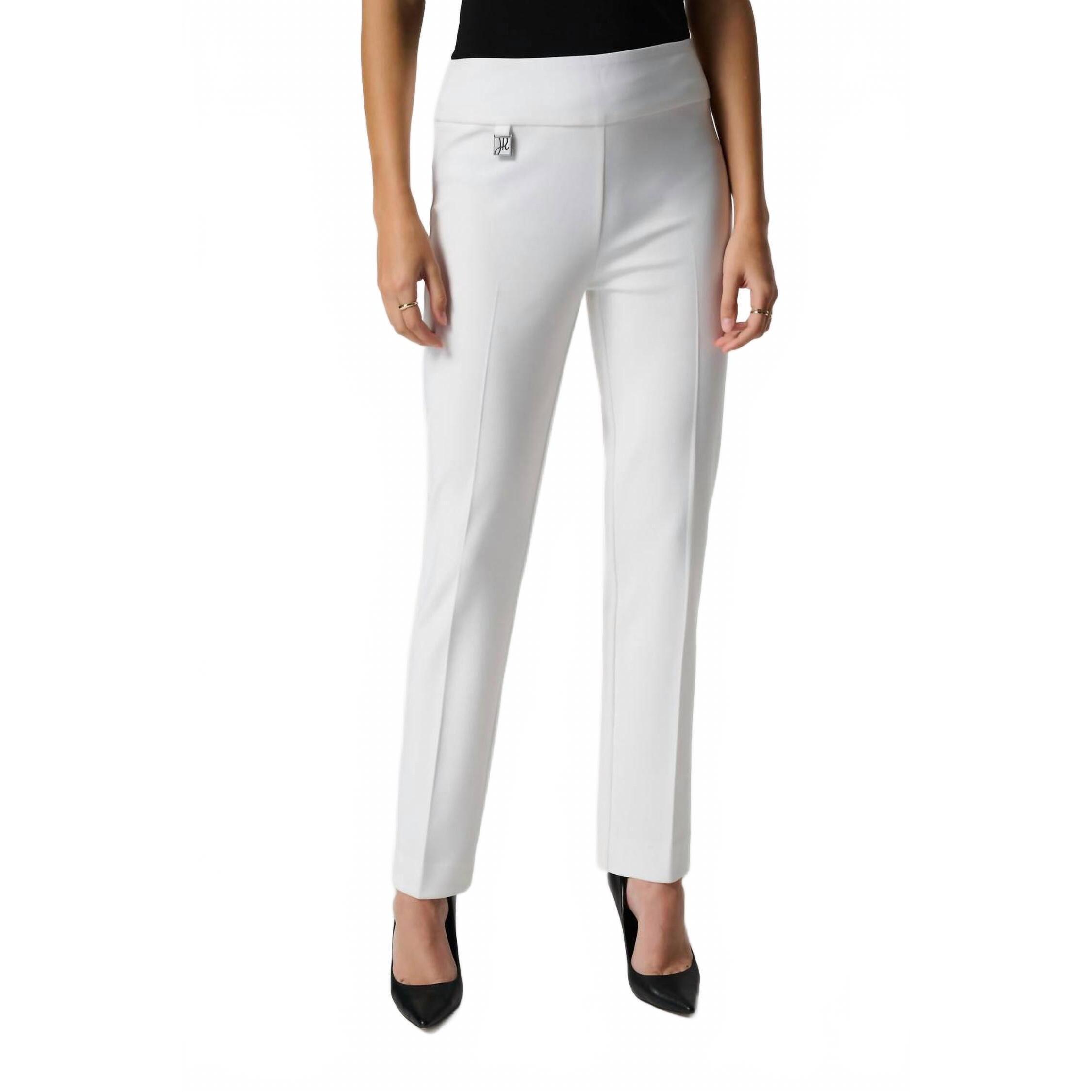 New Joseph Ribkoff Classic Tailored Slim Pant In Vanilla